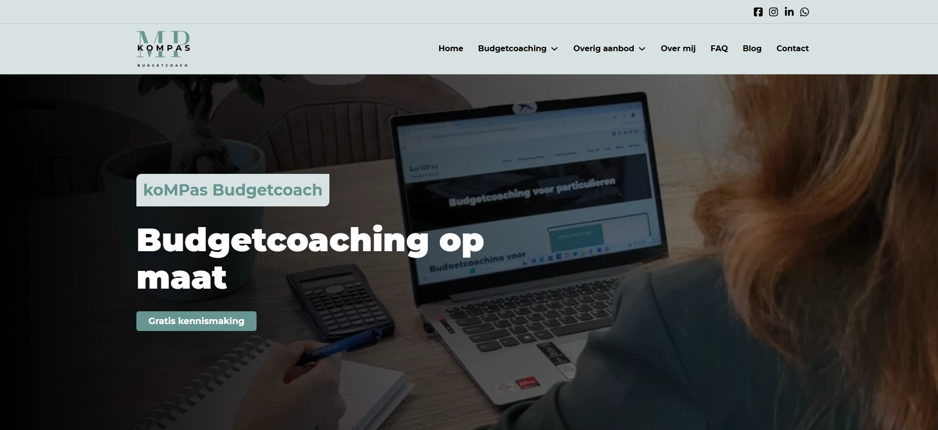 Kompas Budgetcoach Website