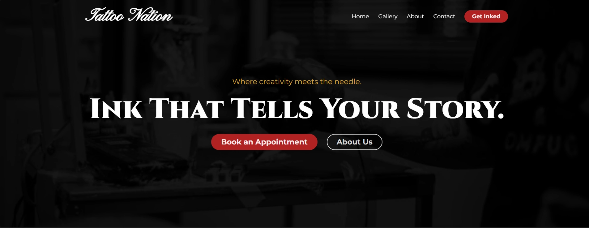 Tattoonation Website